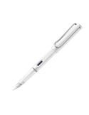 Stylo plume LAMY safari blanc brillant plume F