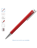 Stylo bille logo rouge