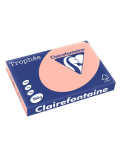 Papier A3 coloré Clairefontaine Trophée 1141C, 160 g, pêche, les 250 f