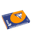 Papier A3 coloré Clairefontaine Trophée 1766C, 160 g, orange, les 250