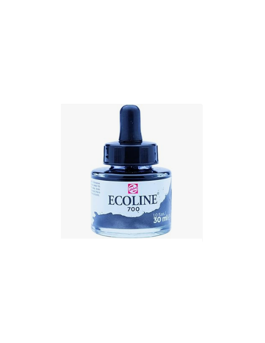 Ecoline Vloeibare Waterverf Fles 30 ml Zwart 700