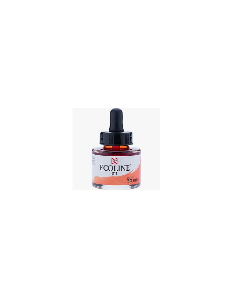 Ecoline Vloeibare Waterverf Fles 30 ml Vermiljoen 311