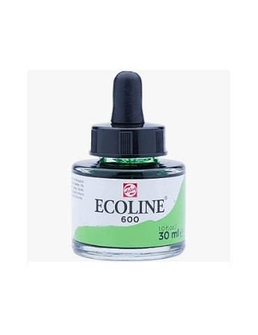 Ecoline Vloeibare Waterverf Fles 30 ml Groen 600