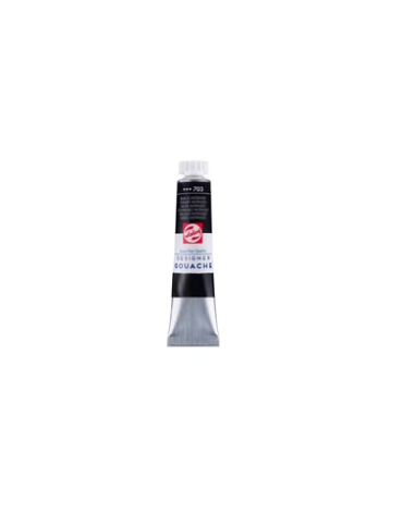 Talens Gouache Qualité Extra Fine Tube 20 ml Noir Intenso 703