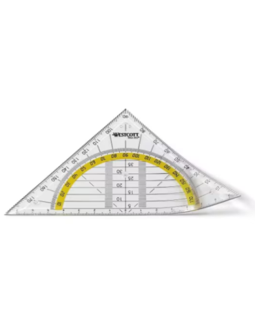 Geodriehoek Alco 14cm flexibel