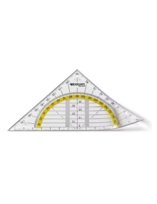 Geodriehoek Alco 14cm flexibel