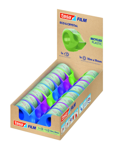 TESAFILM Eco&Crystal Display afroller 16st