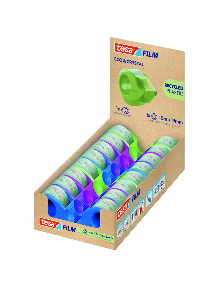 TESAFILM Eco&Crystal Display afroller 16st