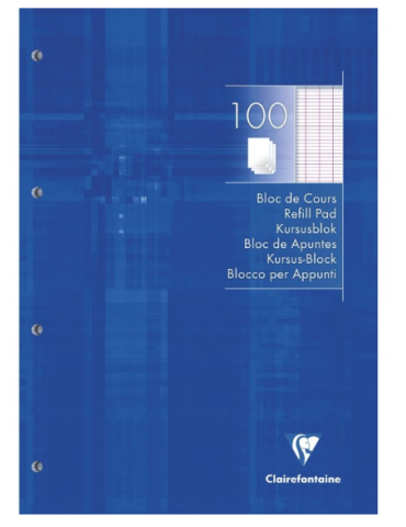 Cursusblok perf 4gt A4 100bl séyès