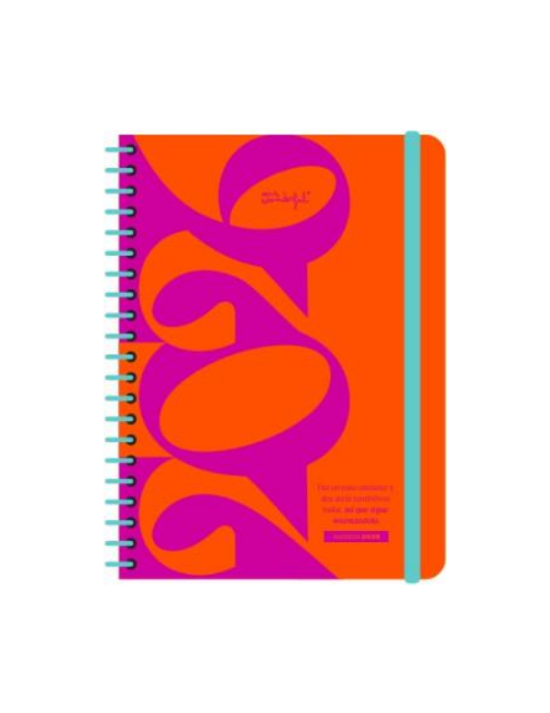 Agenda Wonder 2026 Journalier - Continue d’essayer