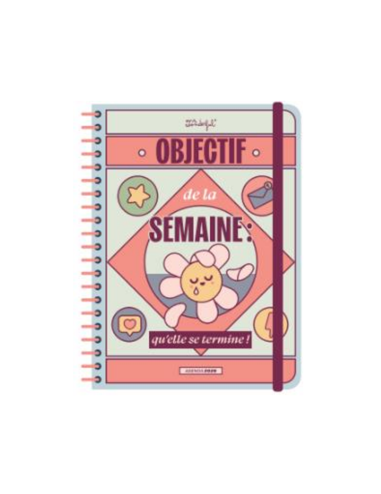 Agenda Wonder 2026 Semainier - Objectif de la semaine : qu’elle se ter