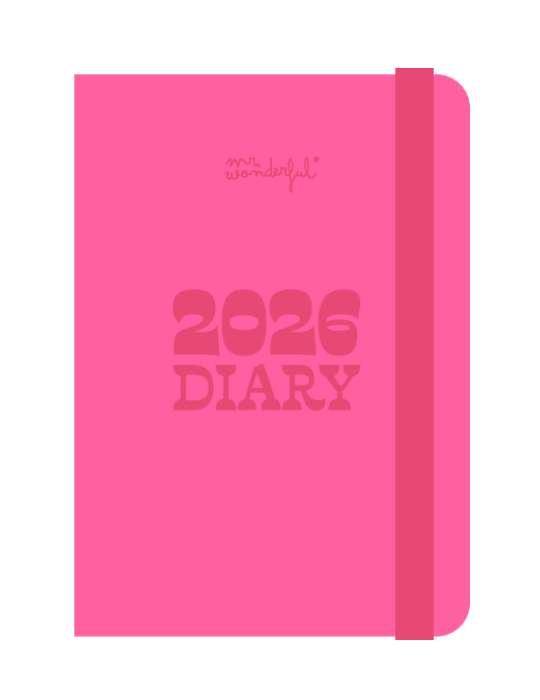 Pocket diary 2026 Week view small – Pink
