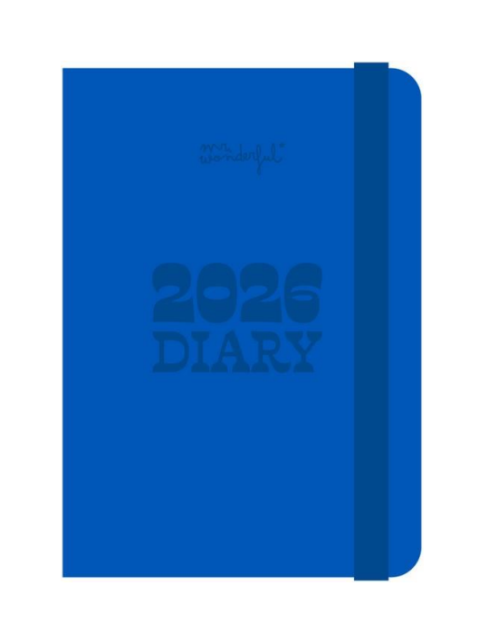 Pocket diary 2026 Week view small - Blue