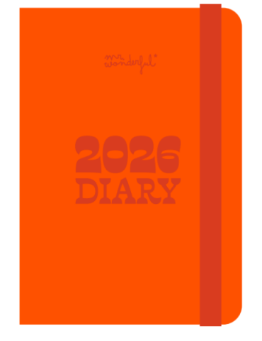 Pocket diary 2026 Week view small - Orange