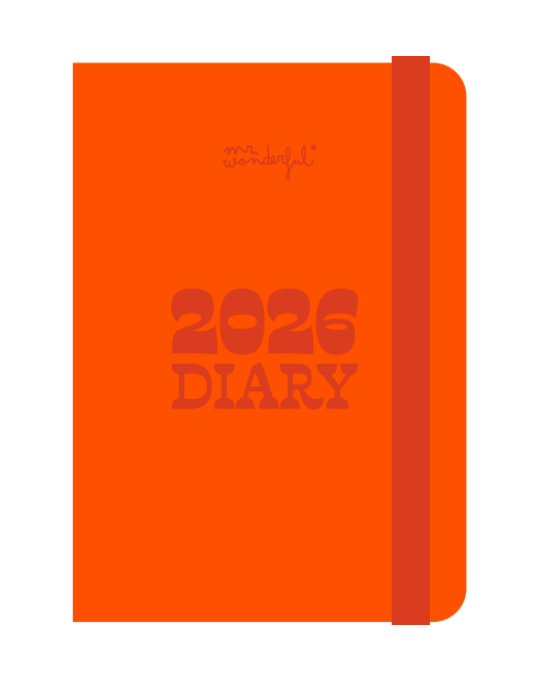 Pocket diary 2026 Week view small - Orange
