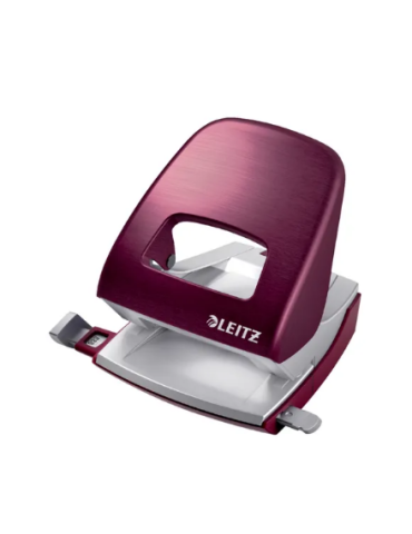 Leitz Style 5006 Nexxt perforateur en métal 30 feuilles  rouge