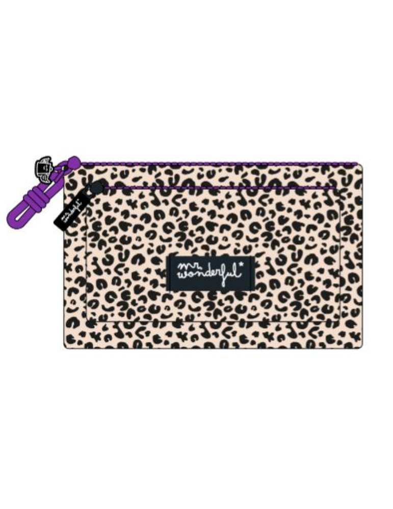 Porte-monnaie - Animal print polka dots