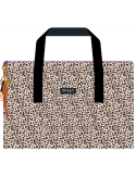 Tote bag - Animal print polka dots