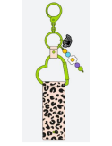 Porte-clés avec pendentifs - Animal print polka dots