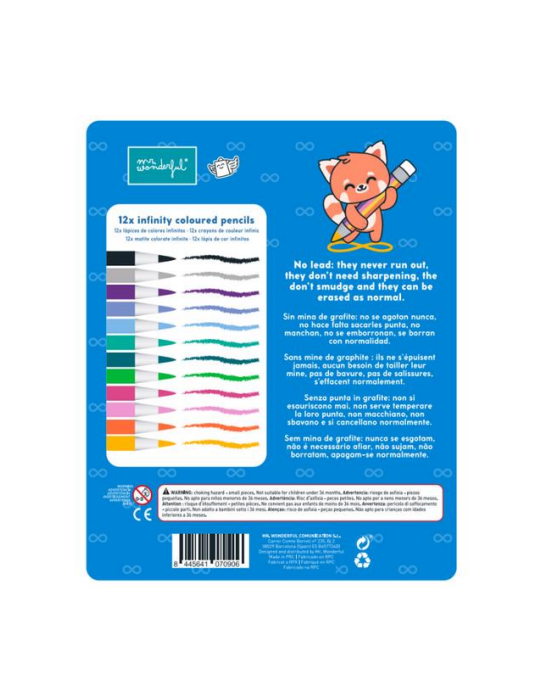 Crayons de couleur infinis pour ajouter un peu plus de beauté au monde