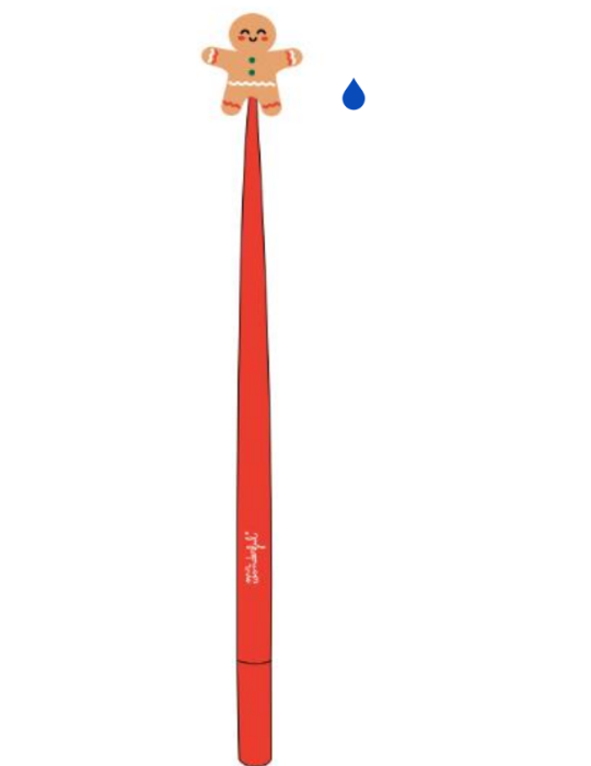 Stylo flexible rouge - Gingerbread cookie