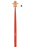 Stylo flexible rouge - Gingerbread cookie